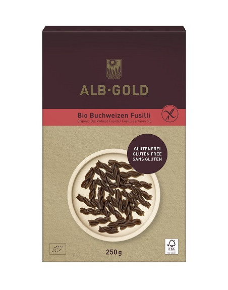 MAKARON (GRYCZANY) ŚWIDERKI BEZGLUTENOWY BIO 250 g - ALB GOLD (ALB NATUR)