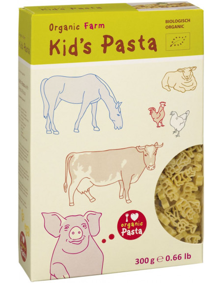 MAKARON (SEMOLINOWY) DLA DZIECI FARMA BIO 300 g - ALB-GOLD (KID'S PASTA)