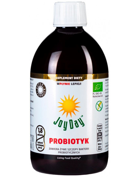 SUPLEMENT DIETY PROBIOTYK BEZGLUTENOWY BIO 500 ml - JOY DAY