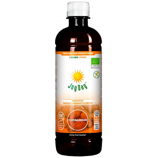 KONCENTRAT NAPOJU PROBIOTYCZNEGO TOPINAMBUR BEZGLUTENOWY BIO 500 ml - JOY DAY