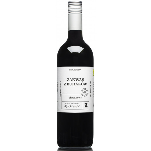 ZAKWAS Z BURAKÓW Z CHRZANEM BEZGLUTENOWY BIO 700 ml - ZAKWASOWNIA