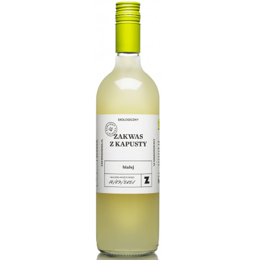 ZAKWAS Z KAPUSTY BIAŁEJ BIO 700 ml - ZAKWASOWNIA