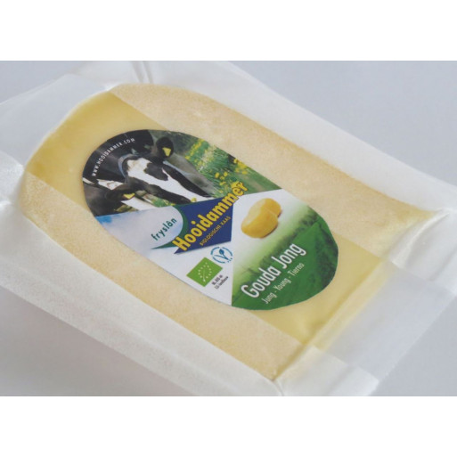 SER DOJRZEWAJĄCY GOUDA MILD 50 % TŁUSZCZU BIO 200 g - HOOIDAMMER