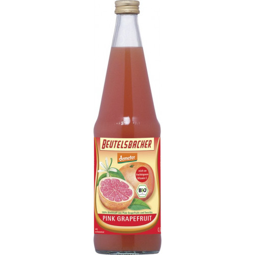 SOK Z RÓŻOWYCH GREJPFRUTÓW DEMETER BIO 700 ml - BEUTELSBACHER