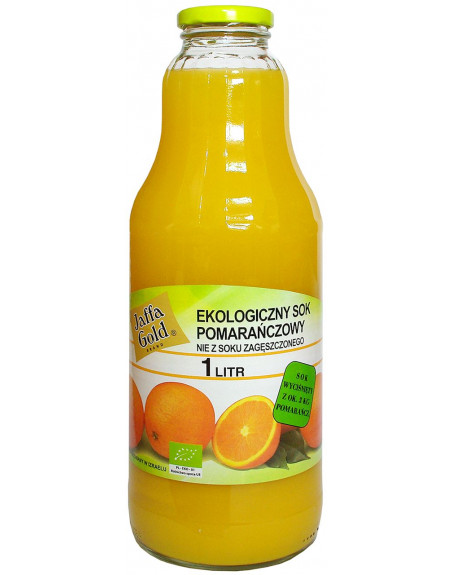 SOK POMARAŃCZOWY BIO 1 L - JAFFA GOLD