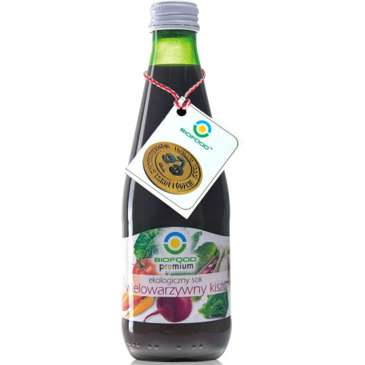 SOK WIELOWARZYWNY KISZONY BIO 300 ml - BIO FOOD