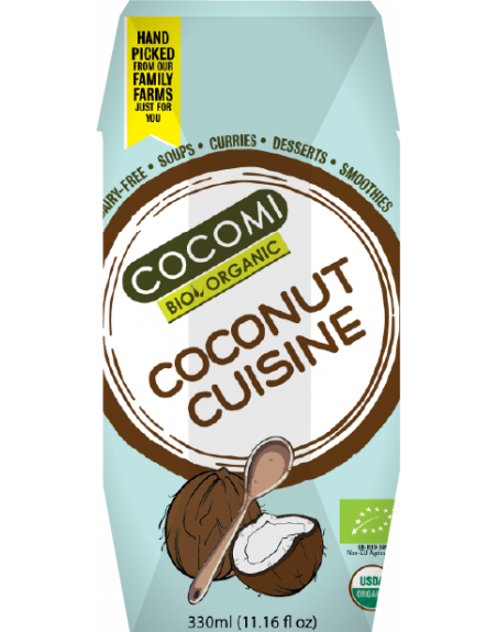 COCONUT MILK - NAPÓJ KOKOSOWY (17 % TŁUSZCZU) BIO 330 ml - COCOMI