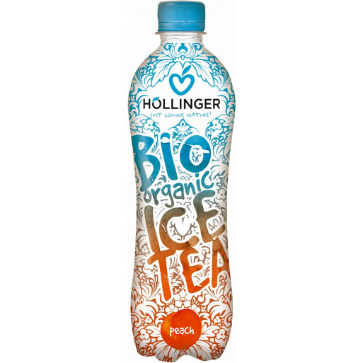 NAPÓJ ICE TEA O SMAKU BRZOSKWINIOWYM BIO 500 ml (PET) - HOLLINGER