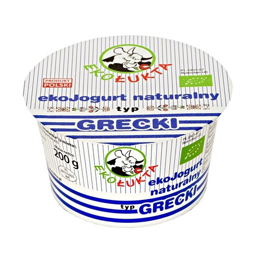 JOGURT NATURALNY TYP GRECKI BIO 200 g - EKO ŁUKTA