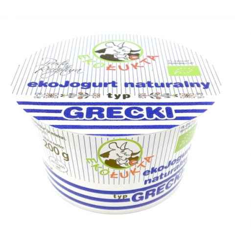 JOGURT NATURALNY TYP GRECKI BIO 200 g - EKO ŁUKTA