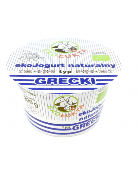 JOGURT NATURALNY TYP GRECKI BIO 200 g - EKO ŁUKTA