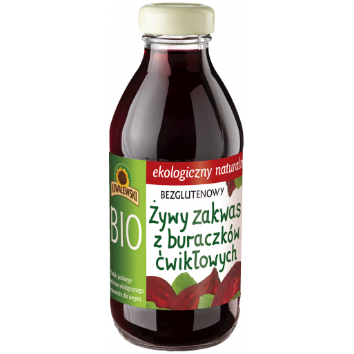 ZAKWAS Z BURAKÓW BEZGLUTENOWY BIO 320 ml - KOWALEWSKI