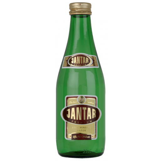 WODA ŹRÓDLANA ŚREDNIOZMINERALIZOWANA NIEGAZOWANA SZKŁO 330 ml - JANTAR