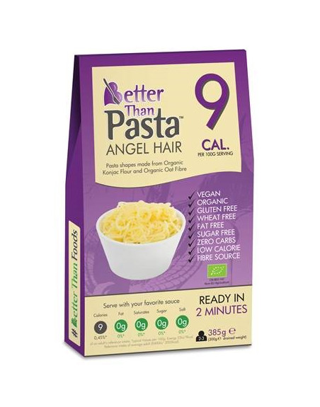 MAKARON KONJAC ANGEL HAIR BEZGLUTENOWY BIO 385 g - BETTER THAN FOODS