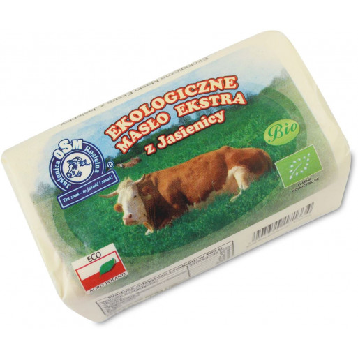 MASŁO OSEŁKOWE (82 % TŁUSZCZU) BIO (około 0,30 kg) - JASIENICA