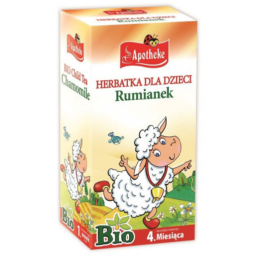 HERBATKA DLA DZIECI - RUMIANKOWA BIO (20 x 1 g) 20 g - APOTHEKE