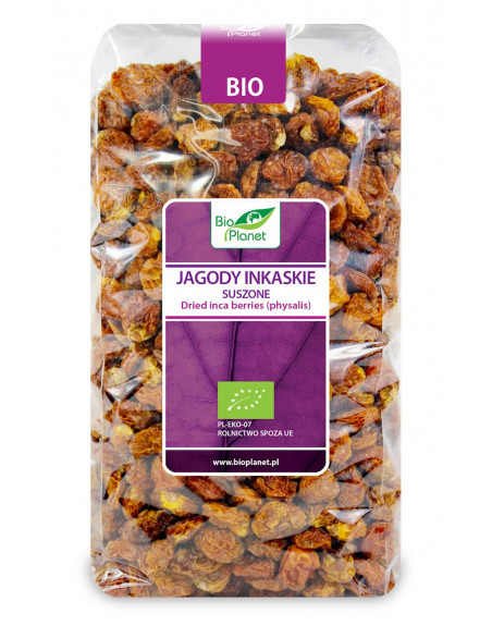 JAGODY INKASKIE SUSZONE BIO 1 kg - BIO PLANET