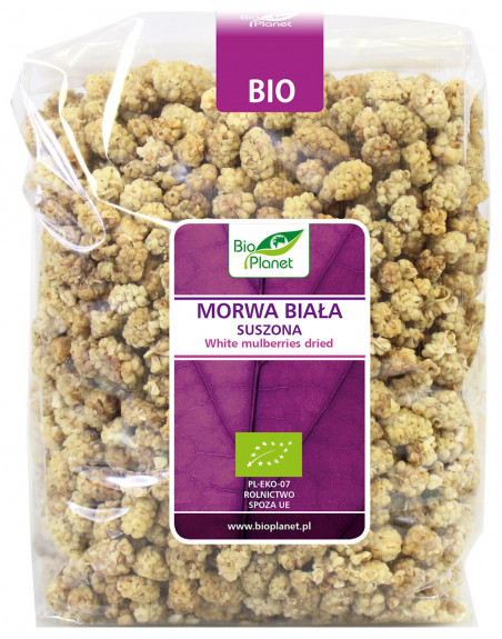 MORWA BIAŁA SUSZONA BIO 1 kg - BIO PLANET