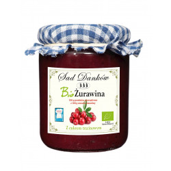 ŻURAWINA Z CUKREM TRZCINOWYM BIO 260 g - SAD DANKÓW