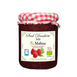 MALINA 80 % Z CUKREM TRZCINOWYM BIO 270 g - SAD DANKÓW