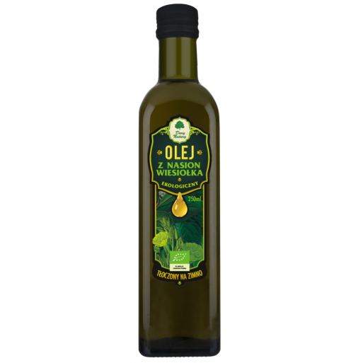 OLEJ Z NASION WIESIOŁKA TŁOCZONY NA ZIMNO BIO 250 ml - DARY NATURY