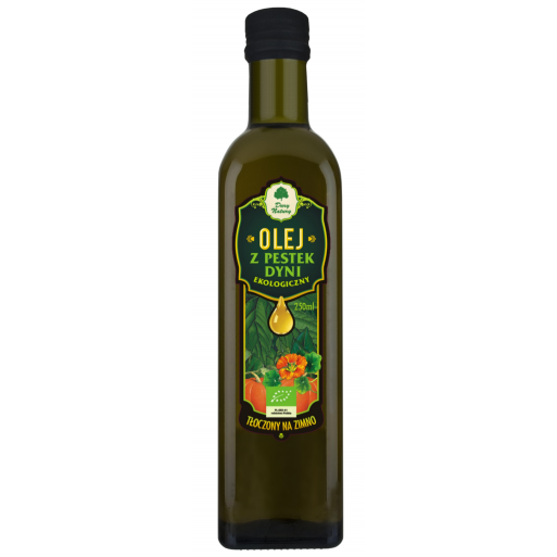OLEJ Z PESTEK DYNI TŁOCZONY NA ZIMNO BIO 250 ml - DARY NATURY