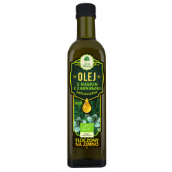 OLEJ Z NASION CZARNUSZKI TŁOCZONY NA ZIMNO BIO 100 ml - DARY NATURY
