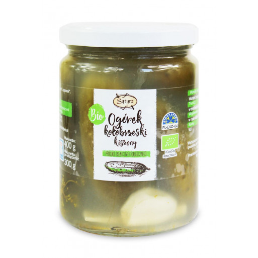 OGÓRKI SĄTYSKIE KISZONE BIO 400 g (300 g) - SĄTYRZ
