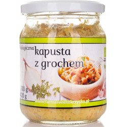 KAPUSTA Z GROCHEM BEZGLUTENOWA BIO 420 g - FARMA ŚWIĘTOKRZYSKA  (PRODUKT SEZONOWY)