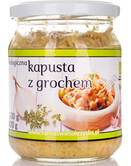 KAPUSTA Z GROCHEM BEZGLUTENOWA BIO 420 g - FARMA ŚWIĘTOKRZYSKA