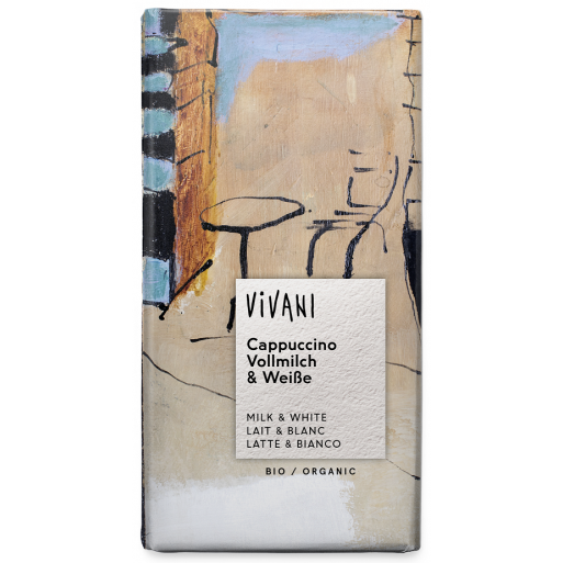 CZEKOLADA CAPPUCCINO BIO 100 g - VIVANI