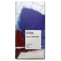 CZEKOLADA MLECZNA BIO 100 g - VIVANI