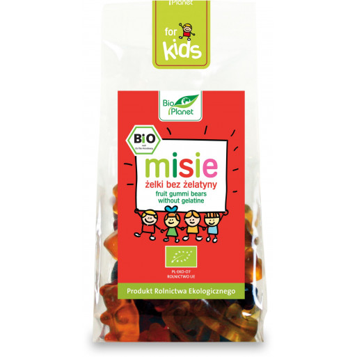 ŻELKI (MISIE) BEZ ŻELATYNY BIO 100 g - BIO PLANET