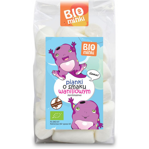 PIANKI O SMAKU WANILIOWYM BEZGLUTENOWE BIO 100 g - BIOMINKI