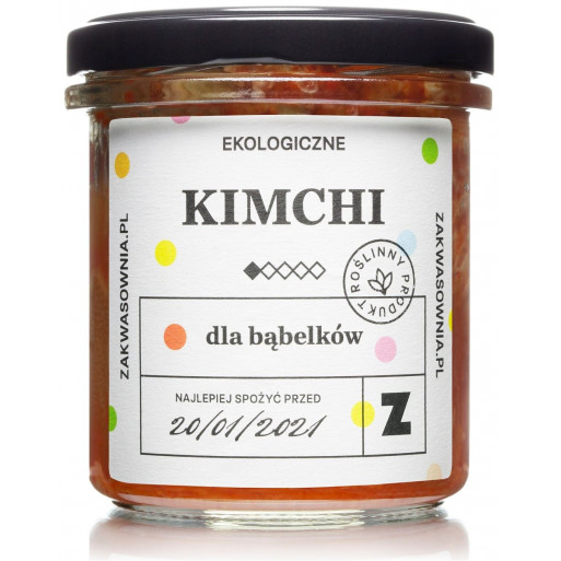KIMCHI DLA BĄBELKÓW BIO 300 g - ZAKWASOWNIA