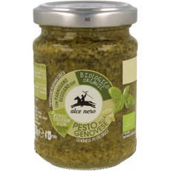 PESTO GENOVESE (SOS BAZYLIOWY) BIO 130 g - ALCE NERO