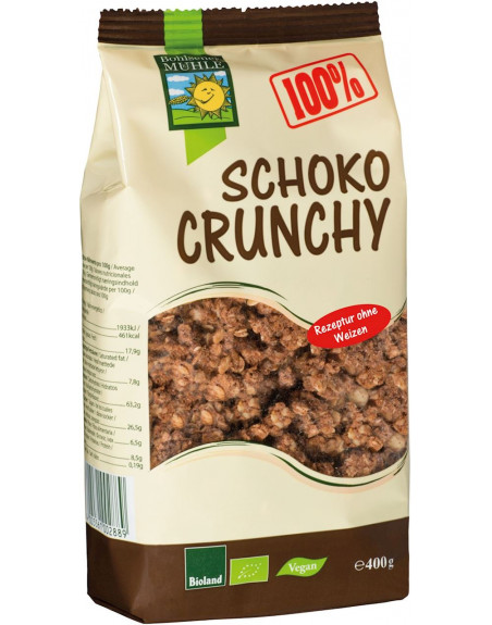 CRUNCHY CZEKOLADOWE BIO 400 g - BOHLSENER MUEHLE