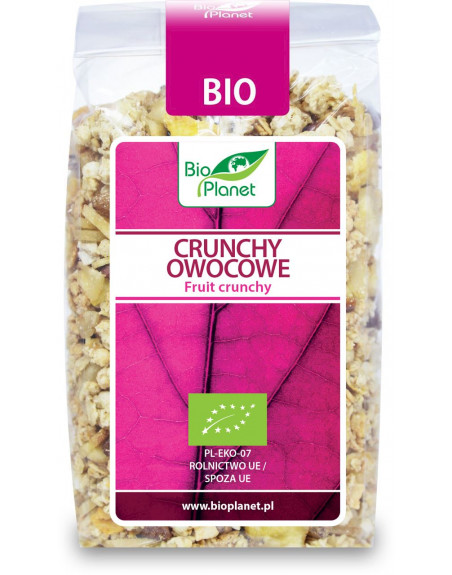 CRUNCHY OWOCOWE BIO 250 g - BIO PLANET