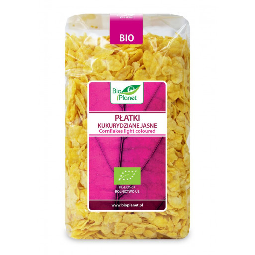 PŁATKI KUKURYDZIANE JASNE BIO 250 g - BIO PLANET