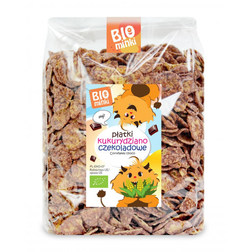 PŁATKI KUKURYDZIANO-CZEKOLADOWE BIO 300 g - BIOMINKI