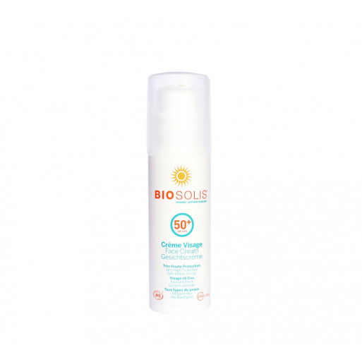 KREM PRZECIWSŁONECZNY DO TWARZY SPF 50+ ECO 50 ml - BIOSOLIS