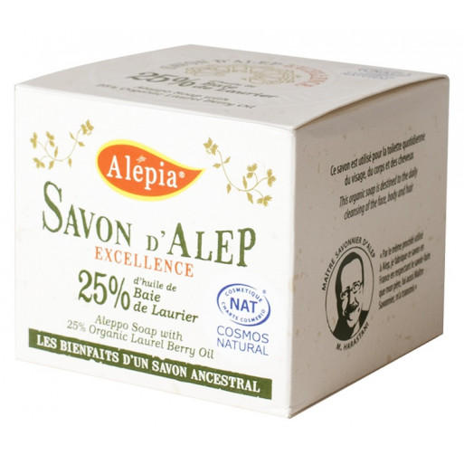 MYDŁO ALEP EXCELLENCE 25 % ECO 190 g - ALEPIA