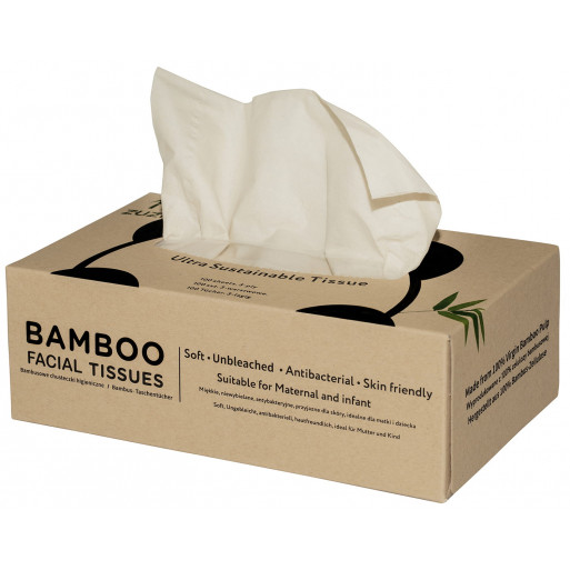 CHUSTECZKI BAMBUSOWE 3 - WARSTWOWE W KARTONIE 100 szt. - ZUZII