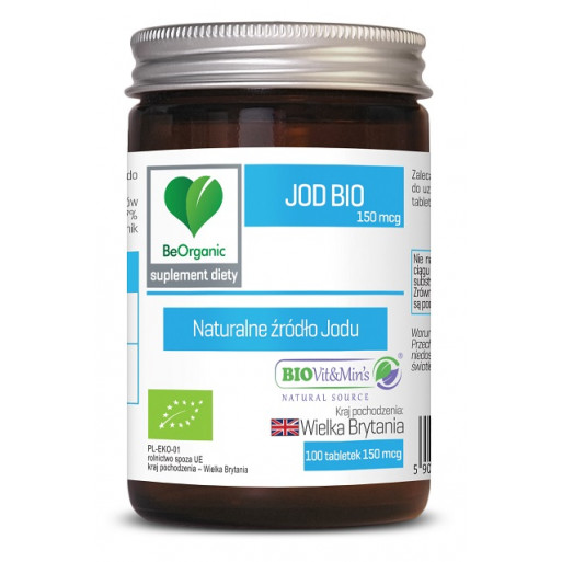JOD BIO 100 TABLETEK (150 mcg) - BE ORGANIC