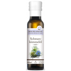 OLEJ Z NASION CZARNUSZKI TŁOCZONY NA ZIMNO BIO 100 ml - BIO PLANETE