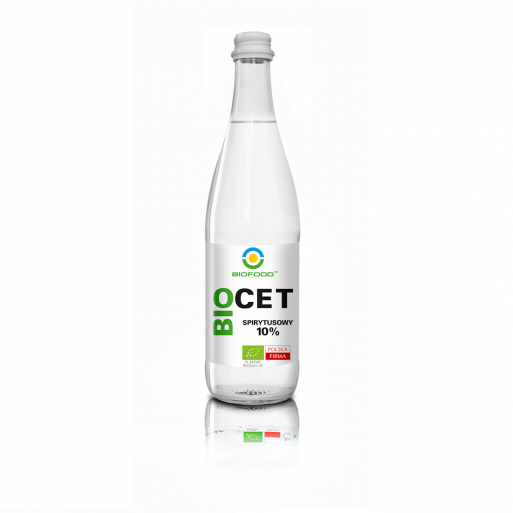OCET SPIRYTUSOWY 10% BEZGLUTENOWY BIO 500 ml - BIO FOOD