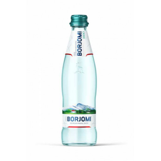 WODA MINERALNA GAZOWANA SZKŁO 330 ml - BORJOMI