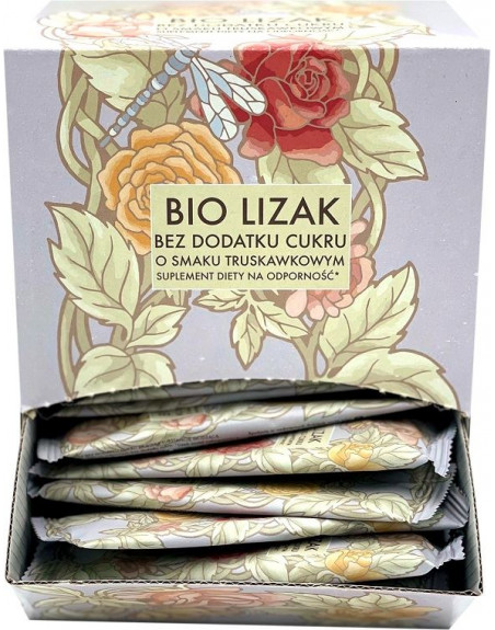 LIZAK O SMAKU TRUSKAWKOWYM BIO 6 g  - LIZUU