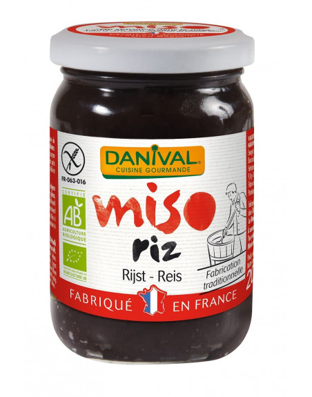 MISO (PASTA SOJOWA Z RYŻEM) BEZGLUTENOWE BIO 200 g - DANIVAL