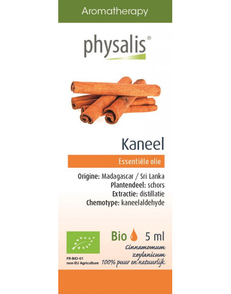 OLEJEK ETERYCZNY CYNAMONOWIEC CEJLOŃSKI (KANEEL) BIO 5 ml - PHYSALIS